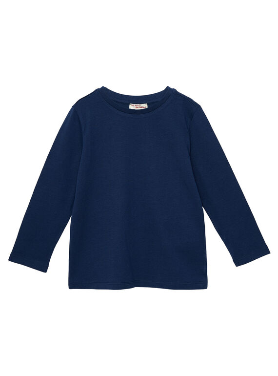 Tee shirt manches longues garçon marine JOESTEE2 / 20S90263D32070
