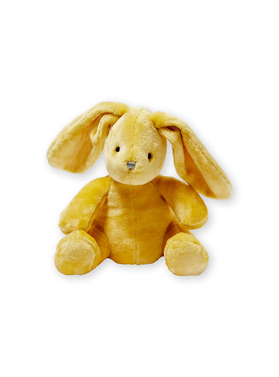 Doudou lapin jaune en velours LOU1DOU3 / 21SF42H1JOU103