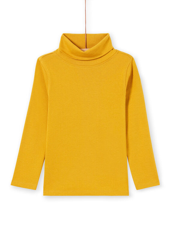 Sous-pull manches longues uni jaune enfant garçon MOJOSOUP1 / 21W902N1SPL113