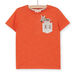 Tee Shirt Manches Courtes Orange