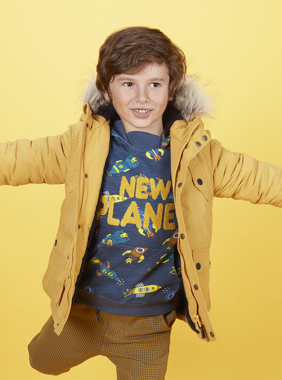 Parka jaune enfant garçon KOGROPAR2 / 20W902J1PAR109