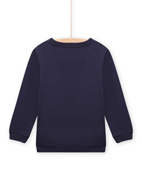 Sweat de Noel bleu marine enfant garçon MONOSWE / 21W902Q1SWE705