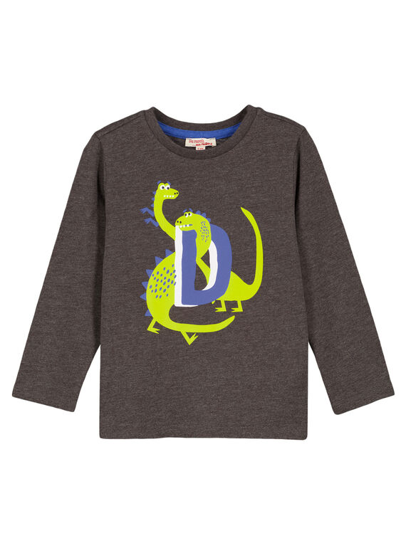 Tshirt Manches Longues Gris Chine Anthracite GOJOTICHI4 / 19W902L2D32J921