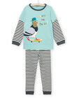Ensemble pyjama sweat et pantalon à imprimé pigeon PEGOPYJPIG / 22WH1221PYJ631