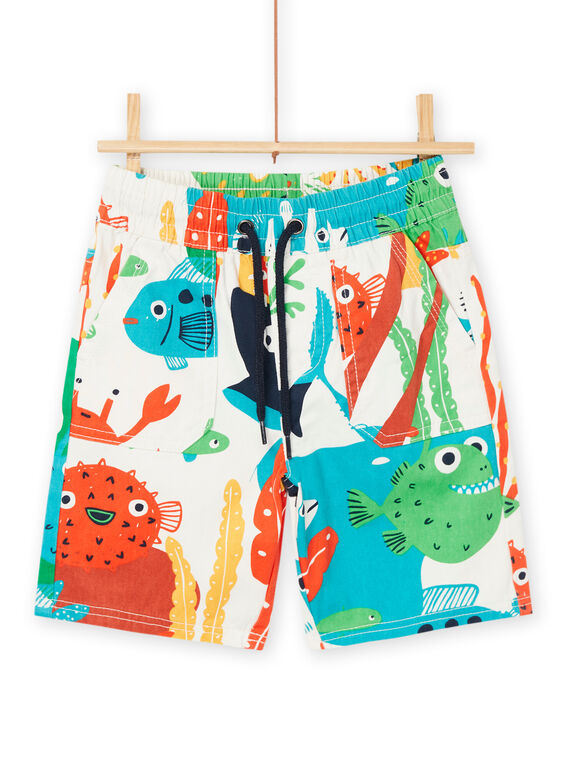 Bermuda multicolore à imprimé marin ROPOPBER1 / 23S902X2BER005