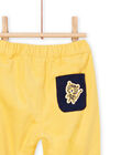 Pantalon jaune en velours cotelé PUJOPAN2 / 22WG10D1PANB105