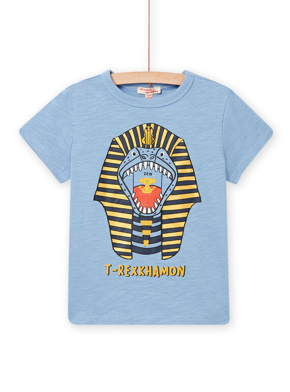 Tee Shirt Manches Courtes Bleu NOSANTI2 / 22S902S4TMC216