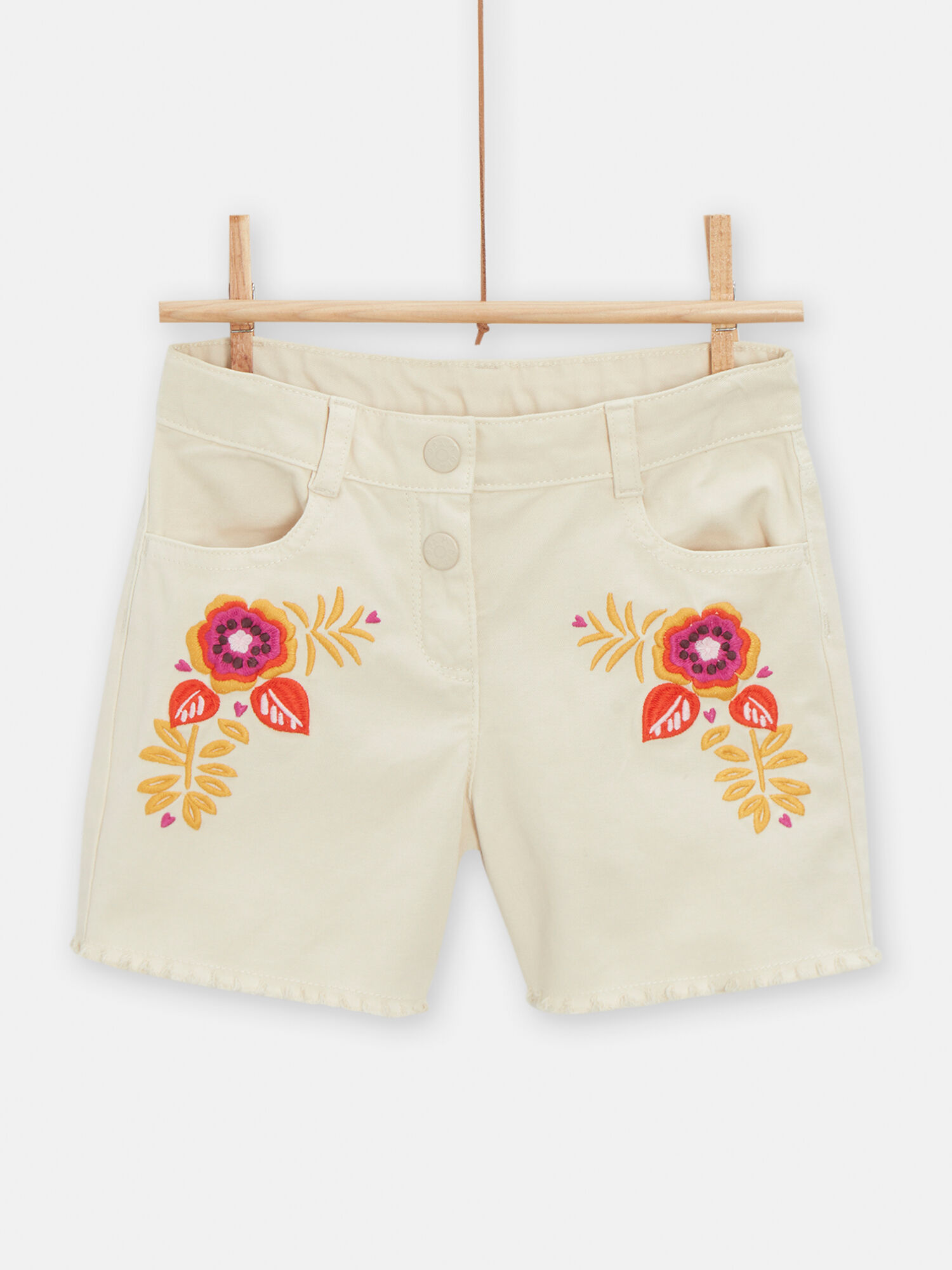 Short Ecru Jupe et Short fille DPAM