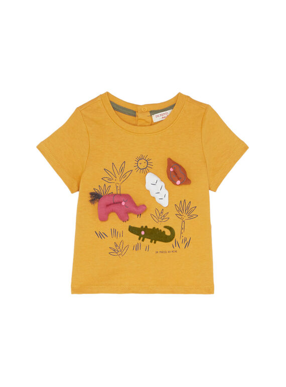 Tee Shirt Manches Courtes Marron JUDUTI1 / 20SG10O1TMC804