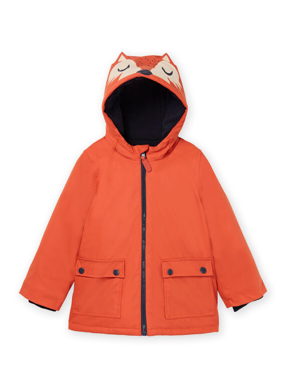 Manteau en gomme à capuche POGROIMP1 / 22W902F1D59E402