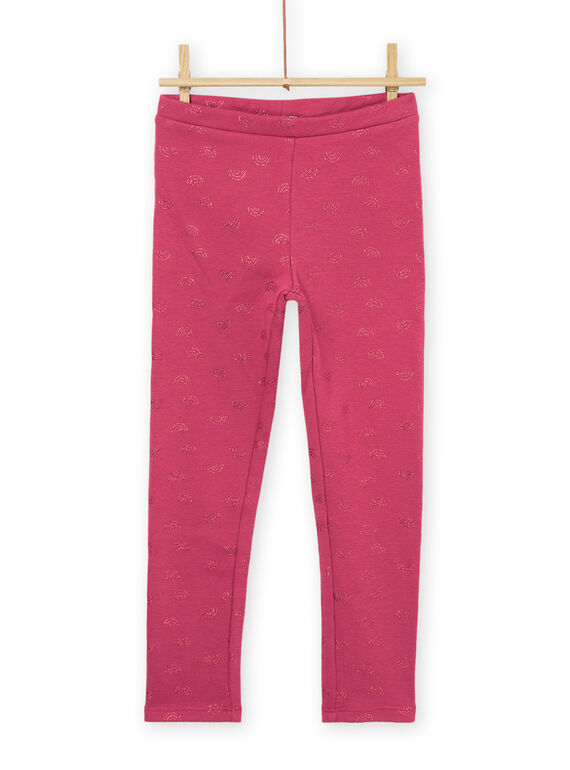 Legging à imprimé arc-en-ciel rose PAJOLEG3 / 22W901C2PAN718