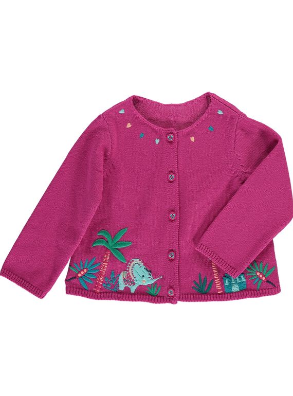 Gilet bébé fille CIDOUCAR2 / 18SG09J2CAR706