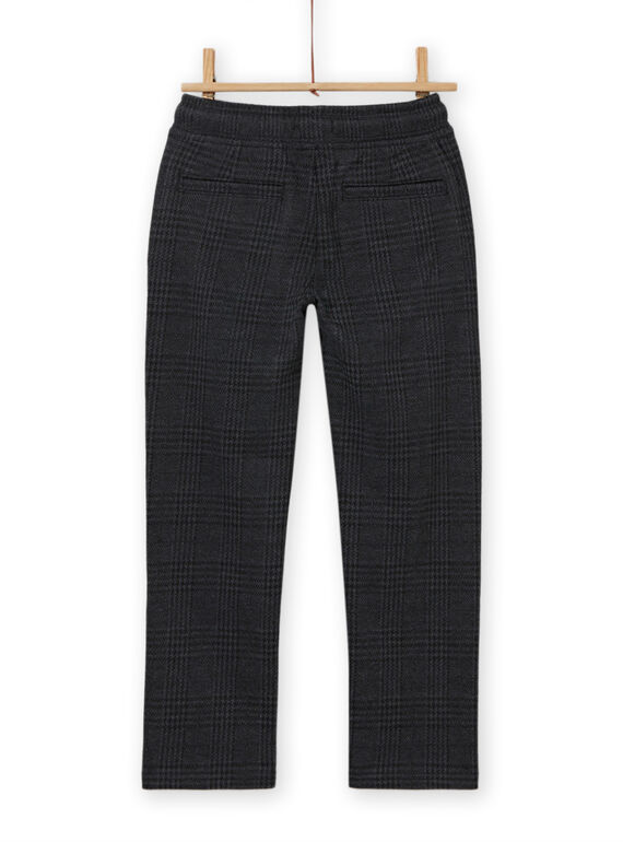 Pantalon milano gris anthracite enfant garçon MOTUPAN1 / 21W902K1PAN944