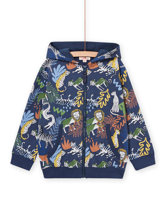 Sweat à capuche à imprimé jungle POMOGIL / 22W902N1GIL622