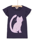 T-shirt à animation chat RAJOTI1 / 23S90183TMC070