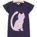 T-shirt à animation chat