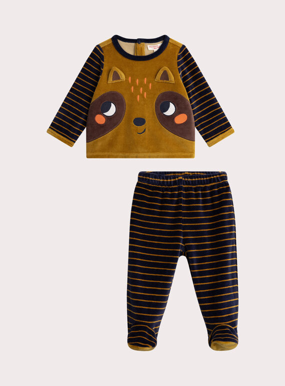 Pyjama rayé pour bébé garçon VEGAPYJLAV / 24WH1491PYJI819