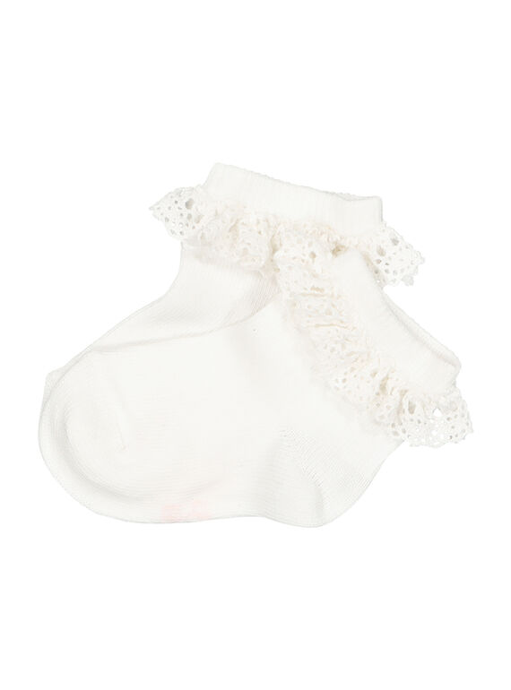 Chaussettes à volants bébé fille FYIPOCHO2 / 19SI09Y2SOQ000
