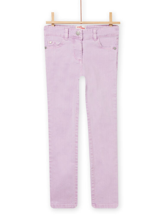 Pantalon parme enfant fille NAJOPANT2 / 22S90162PAN320