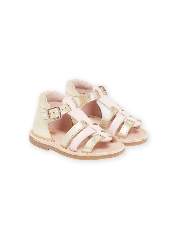 sandale dorée bebe fille