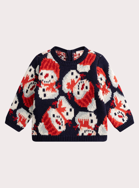 Pull à motif hivernal pour bébé garçon VUWAPUL / 24WG10T1PUL070
