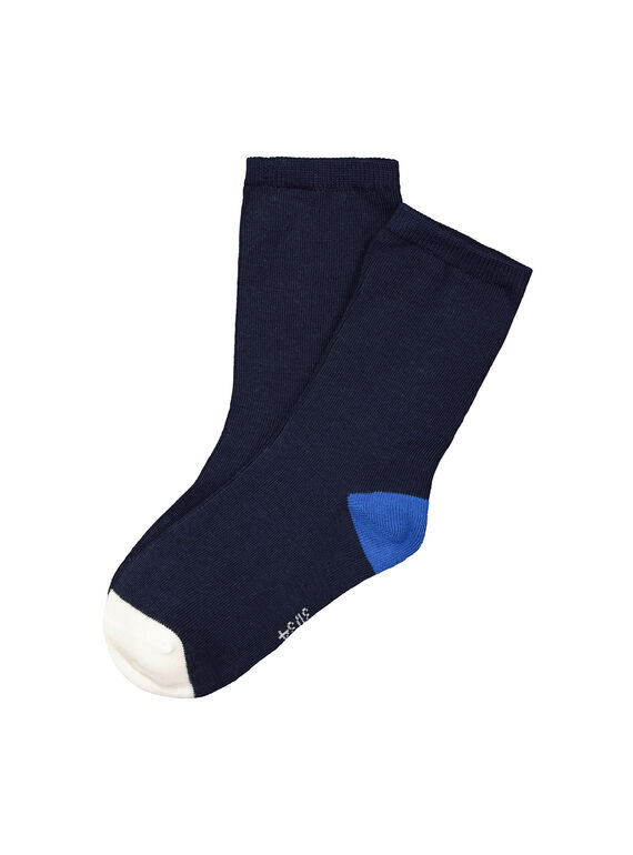 Chaussettes tricolores garçon FYOJOCHO2B / 19SI0234SOQ070