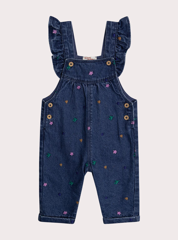 Combinaision denim pour bébé fille XIBLUSAL / 25WG09N1CBLP269