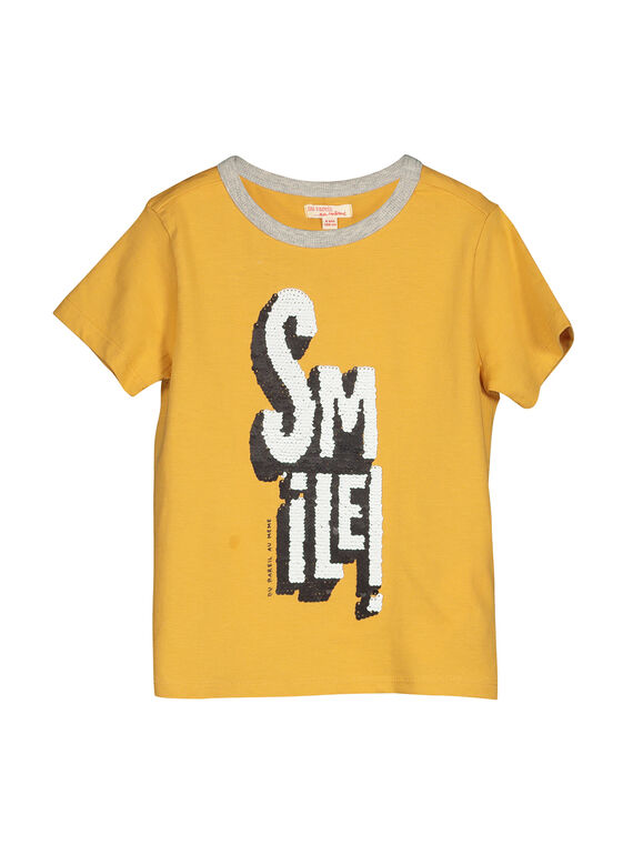 Tee-shirt manches courtes garçon FOLITI1 / 19S90221TMCB107