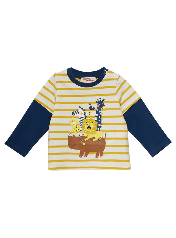 Tee Shirt Manches Longues Ecru JUTROTEE / 20SG10F1TML001
