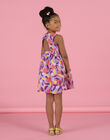 Robe lavande à imprimé fleuri RANEOROB1 / 23S901O4ROB326