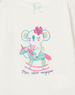 Body écru motif koala fantaisie bébé fille NEFIBODKOA / 22SH13I4BDL001