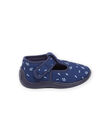Chaussons forme salomé bleu marine à imprimé poissons RUPANTSEA / 23KK3842D0A070