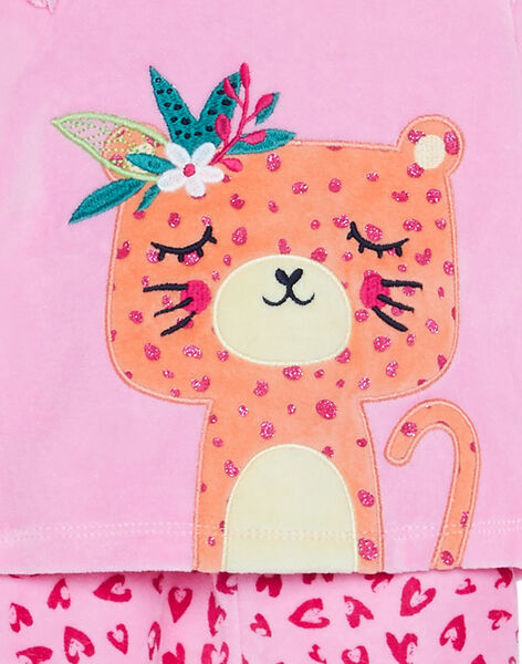 Pyjama Bebe Fille En Velours Rose Catalogue Dpam Bebe Dpam