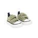 Baskets en toile kaki avec patch dinosaure