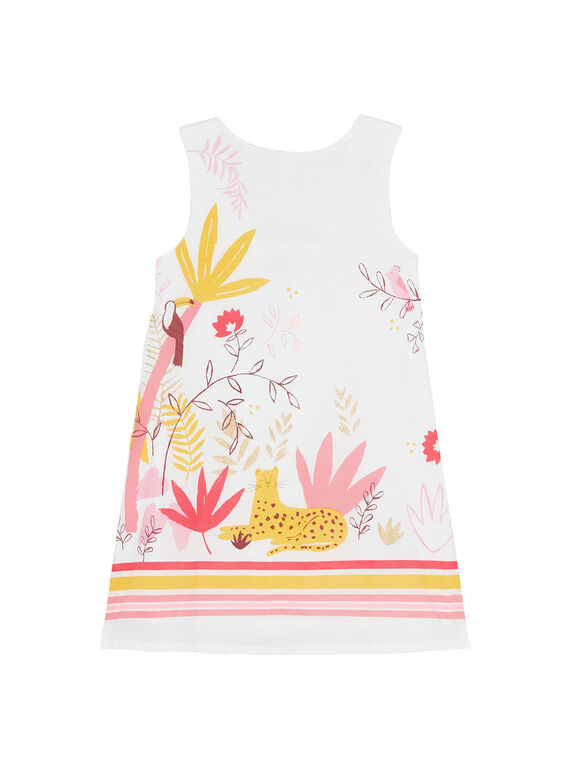 Robe sans manche à imprimé végétal et animalier JADUROB3 / 20S901O2ROB001