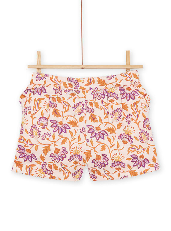 Short rose à imprimé fleurs exotiques RASOSHORT / 23S90121SHOD322