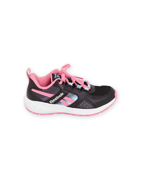 Baskets Reebok noires à détails roses enfant fille MAG57454 / 21XK3542D36090