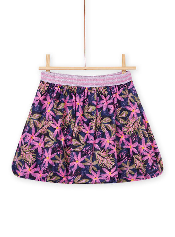 Jupe réversible à imprimé fleuri kaki PAKAJUP / 22W901L1JUPC211
