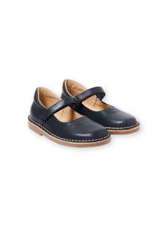 Babies cuir marine enfant fille GFBABPERFM / 19WK35B1D13070