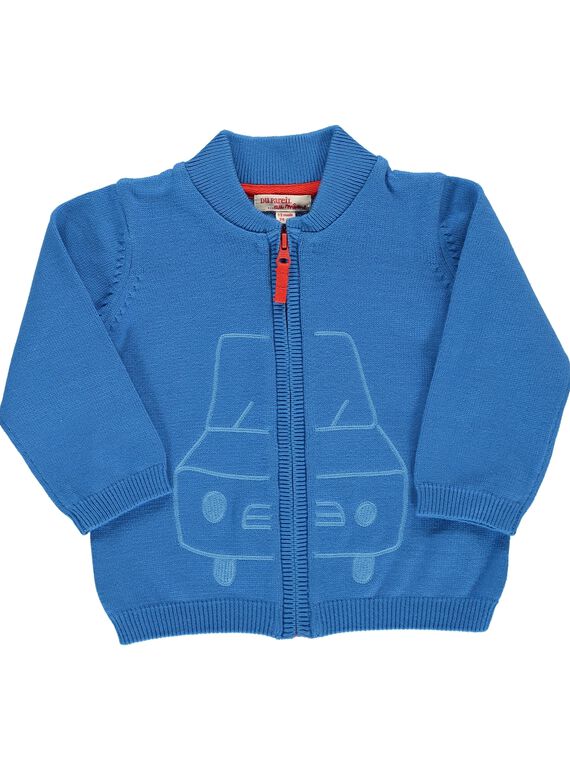 Gilet en coton bébé garçon CUJOGIL1 / 18SG10R1GIL201