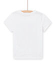 T-shirt blanc à motif koala fantaisie enfant garçon NOJOTI4 / 22S90273TMC000