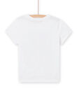 Tee Shirt Manches Courtes Blanc NOJOTI4 / 22S90273TMC000