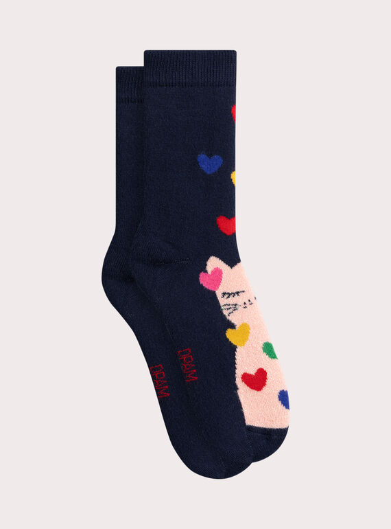 Chaussettes chaudes animation chat pour fille VYAROCHO / 24WI01K1SOQ070