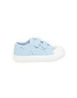 Baskets en toile bleues à imprimé fleuri RITOILDENIM / 23KK3771D16C201