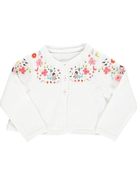 Gilet boléro bébé fille CIFRICAR3 / 18SG09H3CAR000