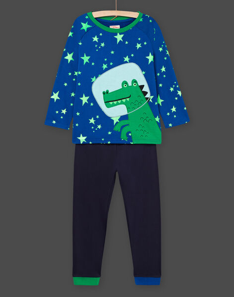 Pyjama à motif crocodile et à imprimé phosphorescent REGOPYJSTARS / 23SH1255PYJ217