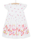 Robe blanche à imprimé fantaisie RANEOROB4 / 23S901O2ROB000