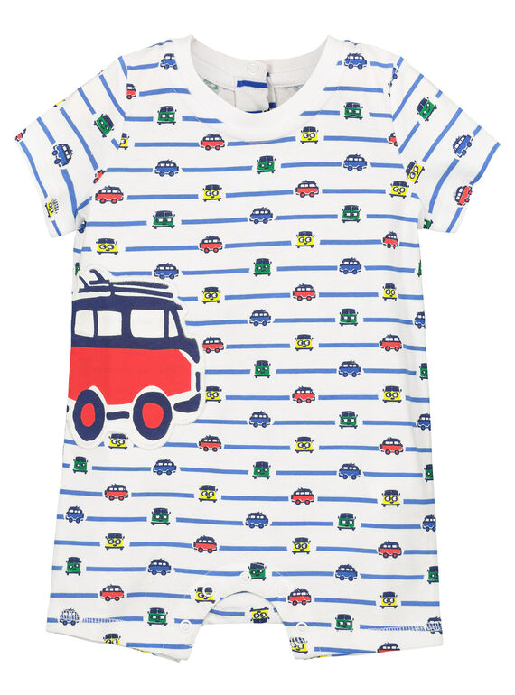 Dors-bien short bébé garçon imprimé voiture FEGAGREART / 19SH14H5GRE099