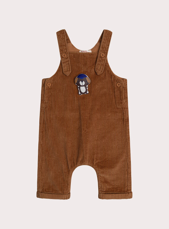 Salopette marron pour bébé garçon XUBLUSAL1 / 25WG10N2SAL501