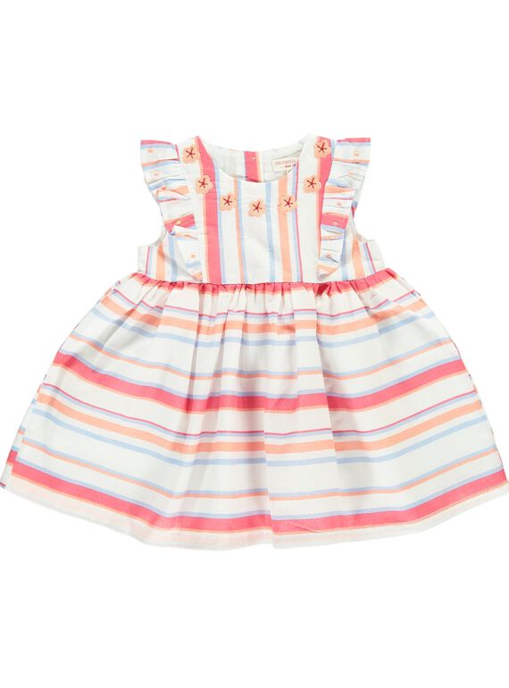 Robe sans manches bébé fille CIBUROB2 / 18SG09K3ROB099
